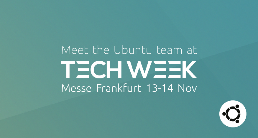 Canonical at TechWeek Frankfurt
