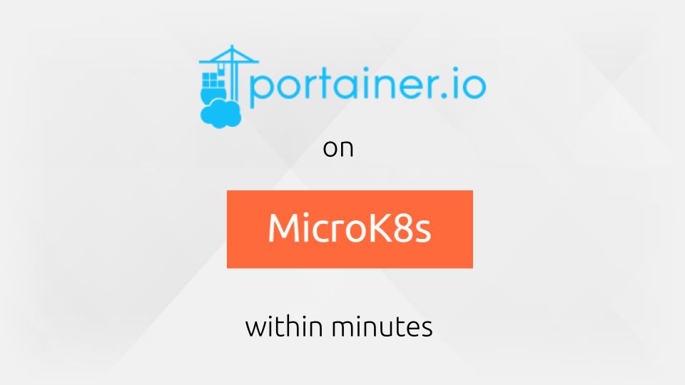 Microk8s. Портейнер. Portainer logo. Microk8s dashboard from VM. Manage without