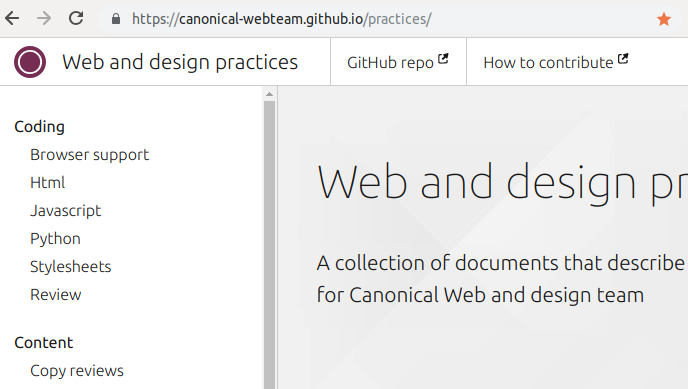 Our new team practices site, and the democratic repository behind it