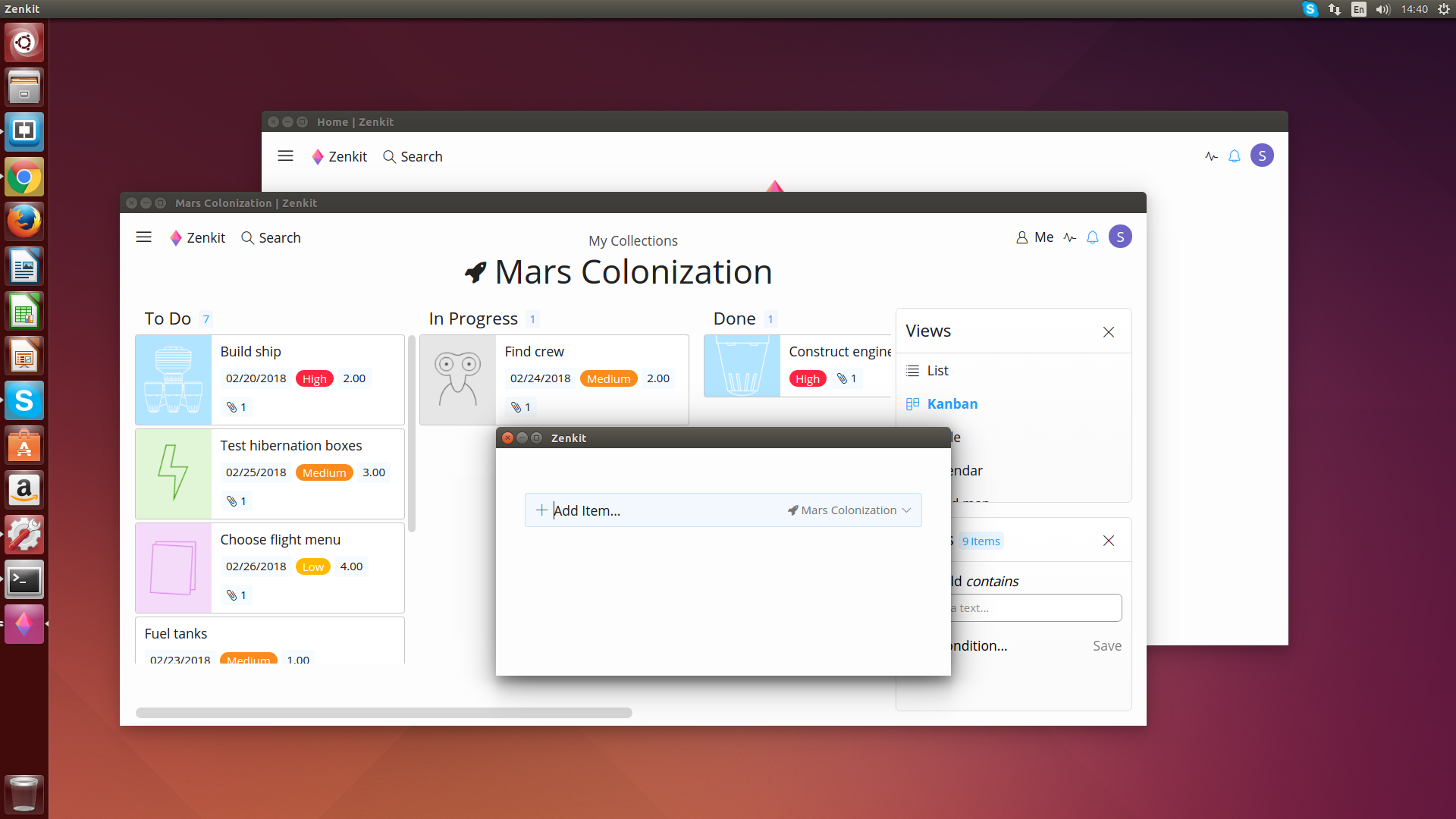 Управление проектами ubuntu