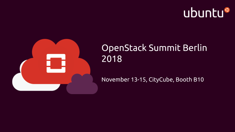 OpenStack Summit Berlin Ubuntu
