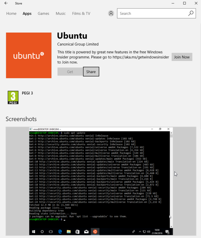 Canonical Announces Support For Ubuntu On Windows Subsystem For Linux 2 6646